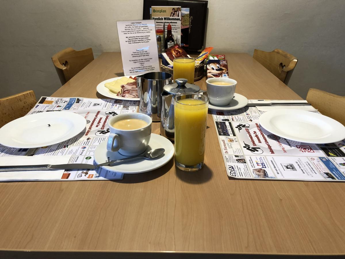 Hotel Restaurant Simplon فوتيغن المظهر الخارجي الصورة