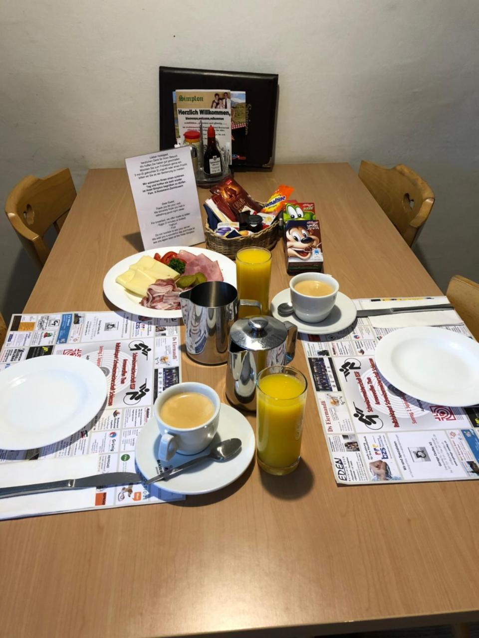 Hotel Restaurant Simplon فوتيغن المظهر الخارجي الصورة